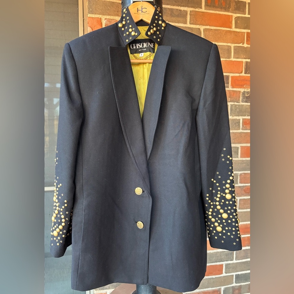 Criscione New York Vintage Black Blazer size S